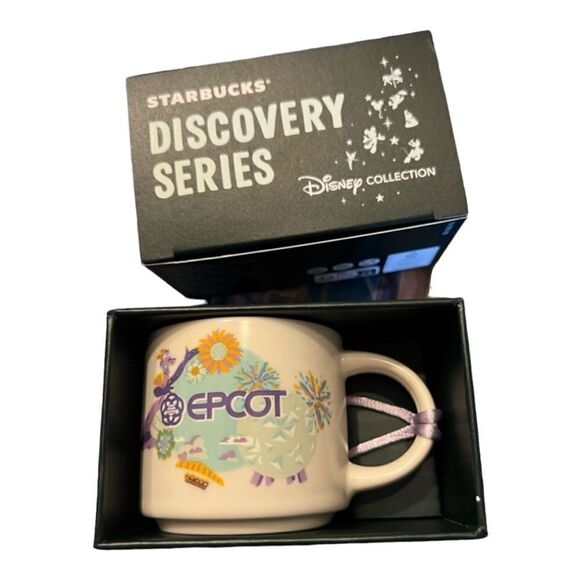 Starbucks Disney Epcot Discovery Series mini 4oz Mug Ornament NEW 2024 in box - Picture 4 of 7